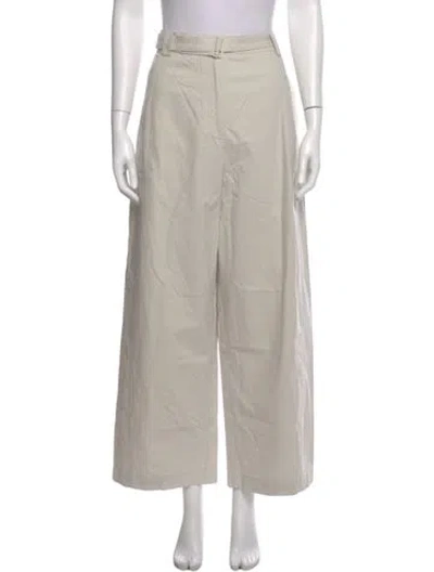 Pre-owned Joseph Wide Leg Pants In Neutral
