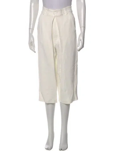 Pre-owned Joseph Wide Leg Pants In Neutral