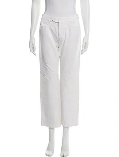 Pre-owned Joseph Wide Leg Pants In White
