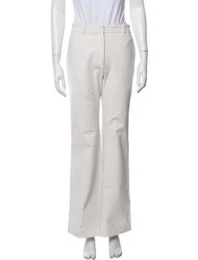 Pre-owned Joseph Wide Leg Pants In White