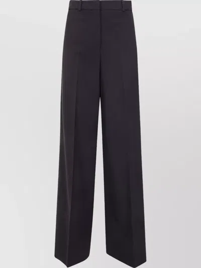 Joseph Wide-leg Tailored Trousers In Black