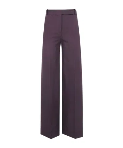 Joseph Wide-leg Trousers In Burgundy