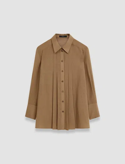 Joseph Winter Voile Lili Blouse In Oak