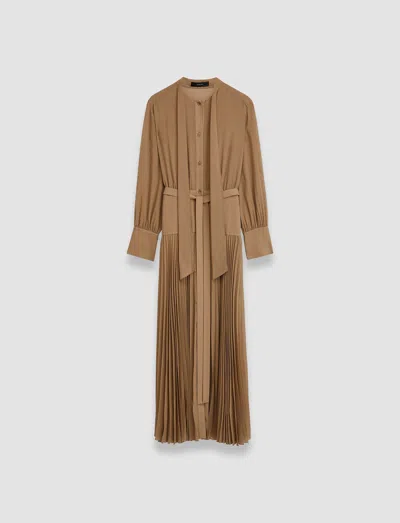 Joseph Winter Voile Lisa Dress In Oak