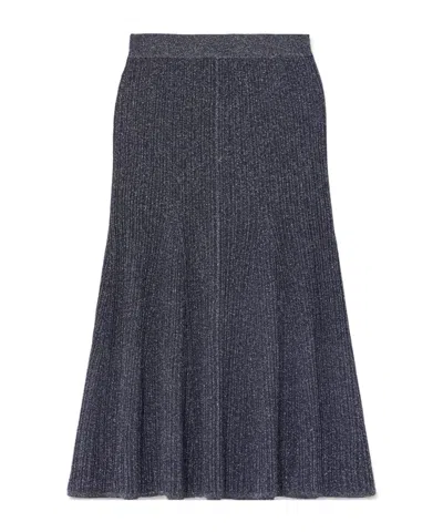 Joseph Wire Skirt In Blue