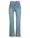 Joseph Woman Jeans Blue Size 28 Cotton, Elastane In Blue