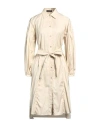 Joseph Woman Midi Dress Beige Size 2 Cotton
