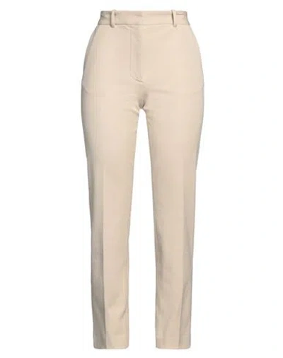 Joseph Woman Pants Beige Size 10 Viscose, Cotton, Elastane