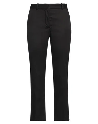 Joseph Woman Pants Black Size 8 Cotton, Viscose, Elastane