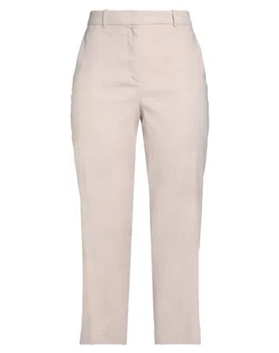 Joseph Woman Pants Blush Size 10 Linen, Cotton, Elastane In Pink