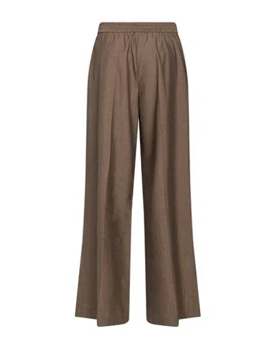 Joseph Woman Pants Brown Size 8 Virgin Wool