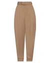 Joseph Woman Pants Camel Size 6 Viscose, Virgin Wool In Beige