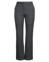 Joseph Woman Pants Charcoal Size 10 Viscose, Cotton, Elastane