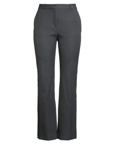 Joseph Woman Pants Charcoal Size 10 Viscose, Cotton, Elastane