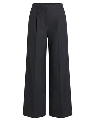 Joseph Woman Pants Charcoal Size 2 Virgin Wool In Black