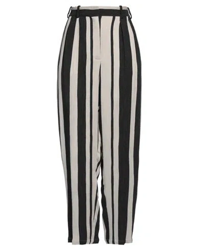 Joseph Woman Pants Charcoal Size 4 Viscose, Silk In Grey