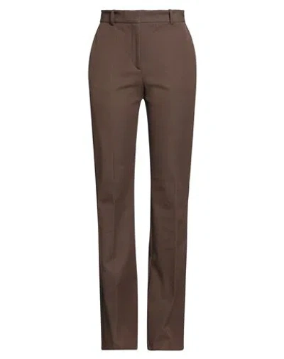 Joseph Woman Pants Chocolate Brown Size 10 Viscose, Cotton, Elastane