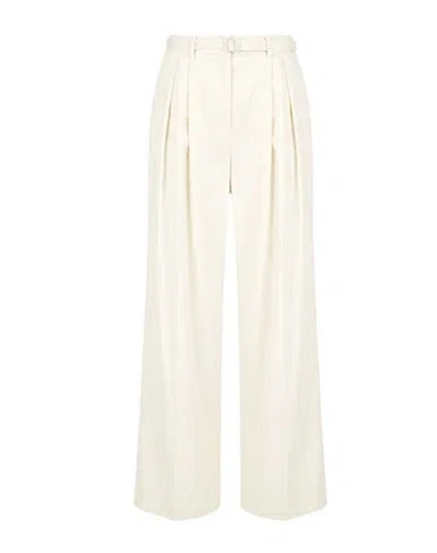 Joseph Woman Pants Ivory Size 6 Cotton In Neutral
