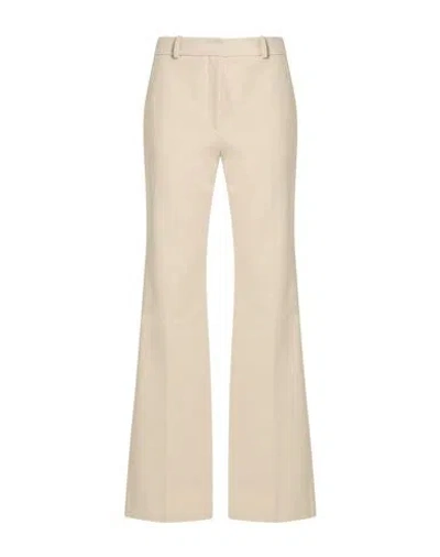 Joseph Woman Pants Ivory Size 8 Cotton, Elastane In Neutral