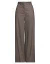 Joseph Woman Pants Khaki Size 8 Virgin Wool, Elastane