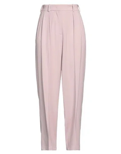 Joseph Woman Pants Light Pink Size 4 Viscose, Virgin Wool
