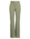 Joseph Woman Pants Military Green Size 10 Viscose, Cotton, Elastane In Green