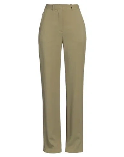 Joseph Woman Pants Military Green Size 6 Viscose, Acetate, Elastane