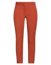 Joseph Woman Pants Rust Size 12 Viscose, Cotton, Elastane In Red