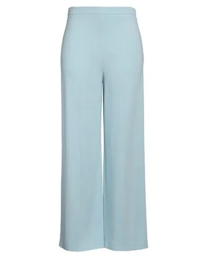 Joseph Woman Pants Sky Blue Size 10 Viscose, Acetate, Elastane