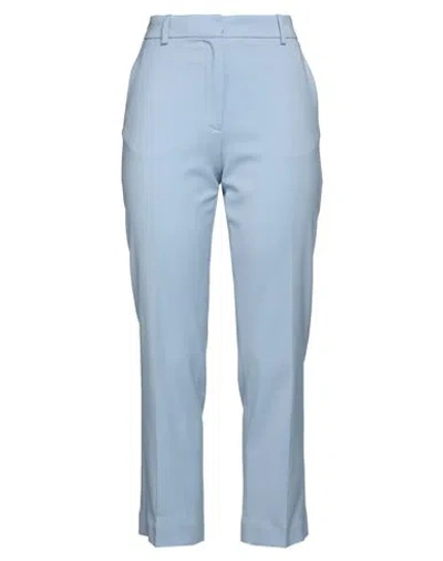 Joseph Woman Pants Sky Blue Size 8 Virgin Wool, Elastane
