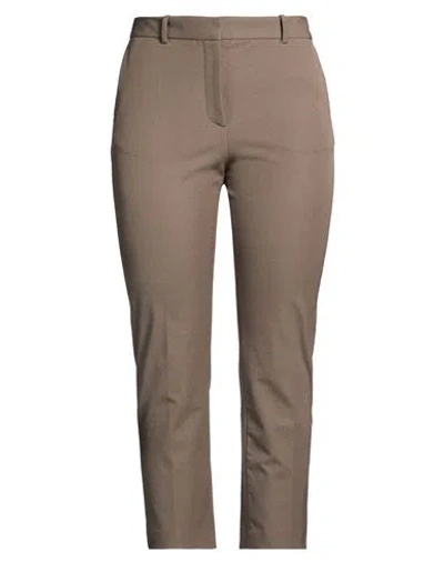 Joseph Woman Pants Taupe Size 10 Viscose, Cotton, Elastane In Green