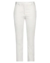 Joseph Woman Pants White Size 8 Cotton, Viscose, Elastane