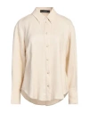 Joseph Woman Shirt Cream Size 6 Viscose