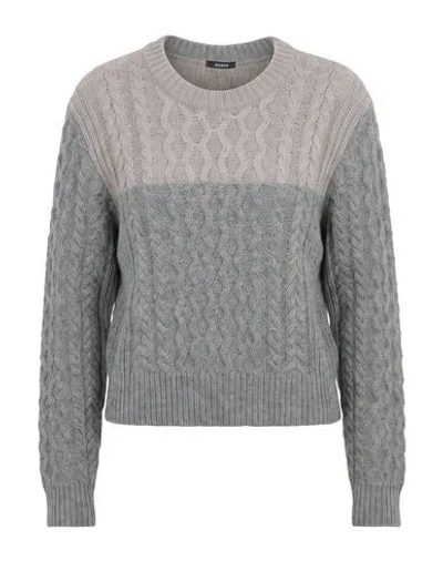 Joseph Woman Sweater Grey Size M Wool, Mohair Wool, Polyamide In Red