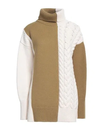 Joseph Woman Turtleneck Military Green Size L Merino Wool
