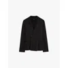 Joseph Milano Knit Stretch Jacket In Black