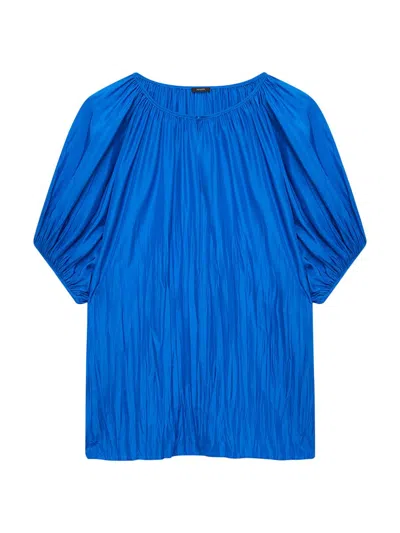 Joseph Women's Briela Silk Habutai Blouse In Blue