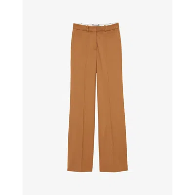 Joseph Tailoring Wool Stretch Morissey Trousers In Clay