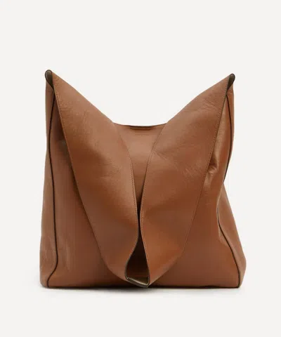 Joseph Women's Cozumel Light Tan Leather Slouch Bag