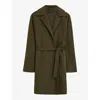 Joseph Light Double Face Cranwood Coat In Hass Avocado