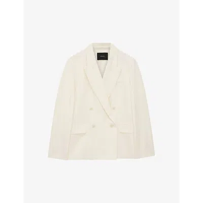 Joseph Jaden Tailored Jacket Double Breasted Buttons In Neutral