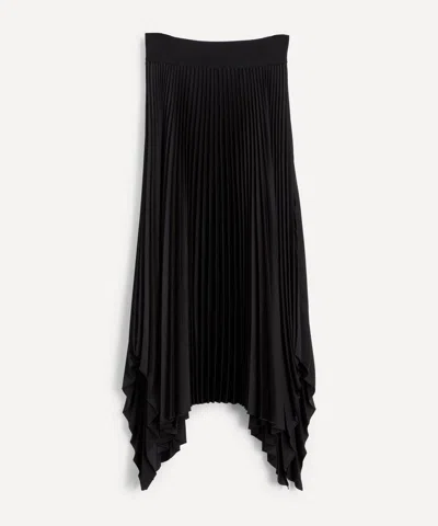 Joseph Women's Knit Weave Plisse Ade Skirt In Black