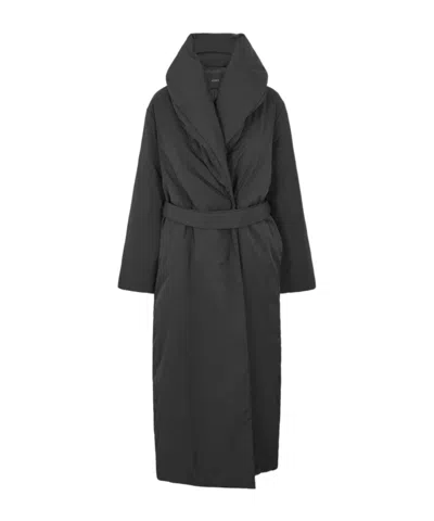 Joseph Women's Longline Long Puffer Jacket In Black