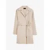 Joseph Light Double Face Cranwood Coat In Oat Melange