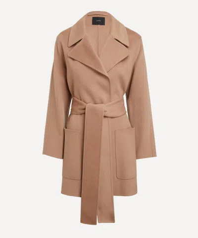 Joseph Women's Pink Clemence Double Face Wool-cashmere Coat