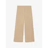 Joseph Light Gabardine Stretch Temple Trousers In Sesame