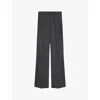 Joseph Gabardine Stretch Tafira Trousers In Slate
