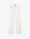 Joseph Denim Stretch Bond Trousers In White