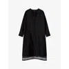 Joseph Dalamo Embroidered Cotton-blend Midi Dress