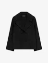 Joseph Light Double Face Gilkes Jacket In Black